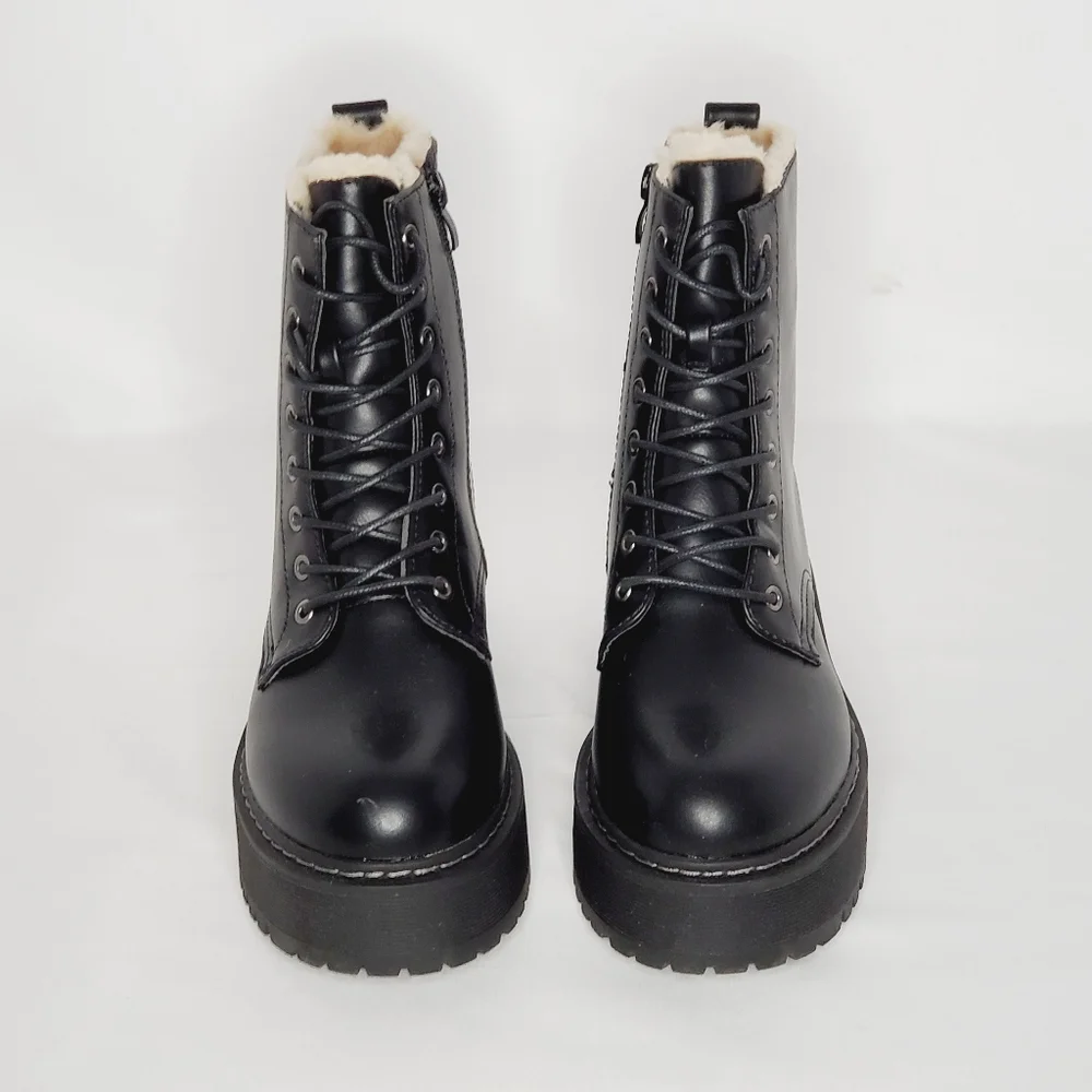 Steve Madden Women's Bolero Combat Boots - Picture 2 of 9